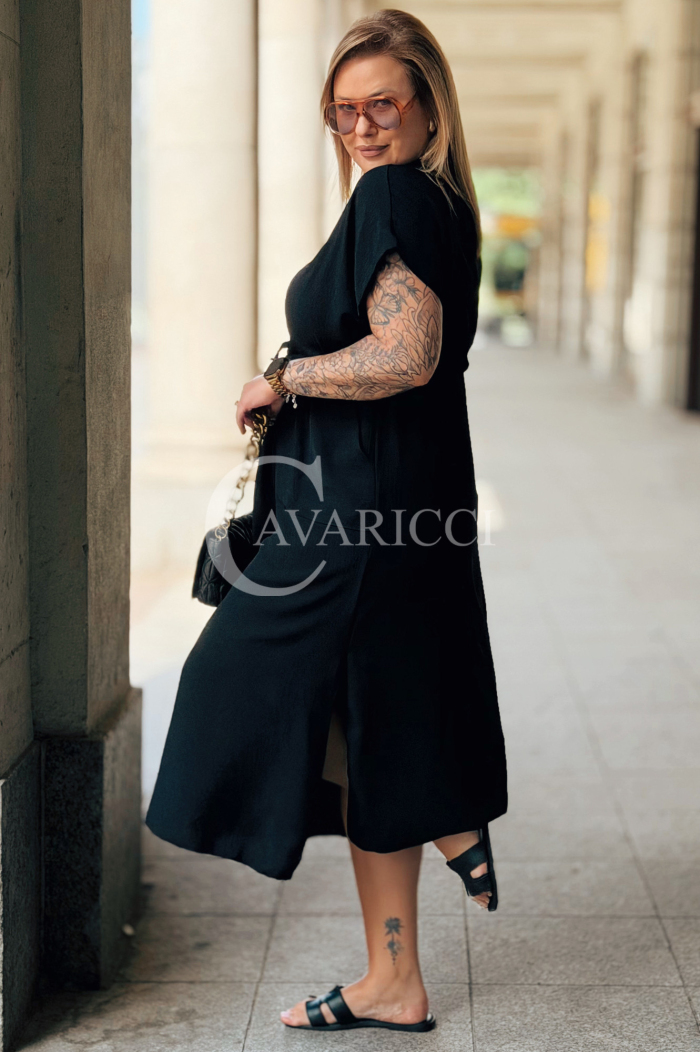 Sukienka Lorenda Limited Edition – Czarna z Wiązaniem