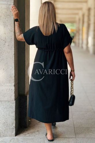 Sukienka Lorenda Limited Edition – Czarna z Wiązaniem