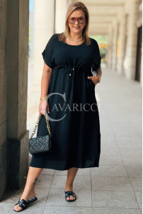 Sukienka Lorenda Limited Edition – Czarna z Wiązaniem