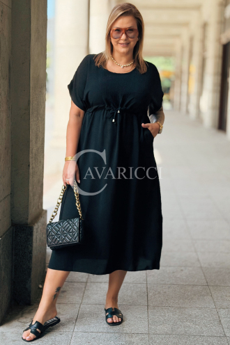 Sukienka Lorenda Limited Edition – Czarna z Wiązaniem