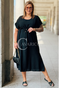 Sukienka Lorenda Limited Edition – Czarna z Wiązaniem