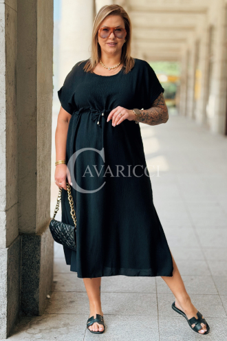 Sukienka Lorenda Limited Edition – Czarna z Wiązaniem