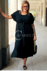 Kleid LORENDA – Limited Edition mit Taillenbindung und Taschen Farbe Schwarz