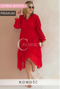 VIOLA Kleid in Rot – Große Größen | Cavaricci.de