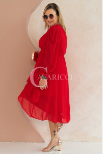 VIOLA Kleid in Rot – Große Größen | Cavaricci.de