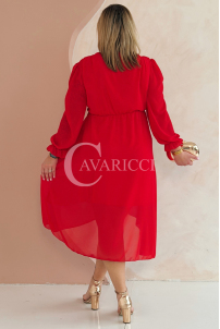 VIOLA Kleid in Rot – Große Größen | Cavaricci.de