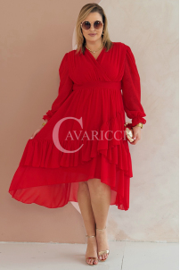 VIOLA Kleid in Rot – Große Größen | Cavaricci.de