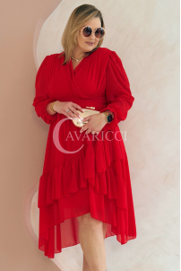 VIOLA Kleid in Rot – Große Größen | Cavaricci.de