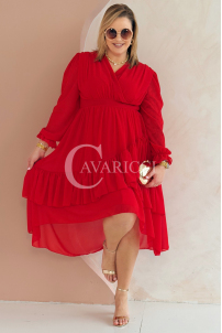 VIOLA Kleid in Rot – Große Größen | Cavaricci.de