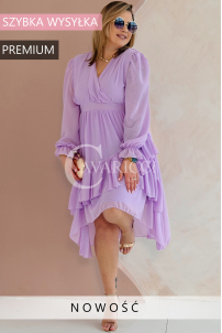 VIOLA Kleid in Flieder – Große Größen | Cavaricci.de