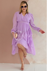 VIOLA Kleid in Flieder – Große Größen | Cavaricci.de
