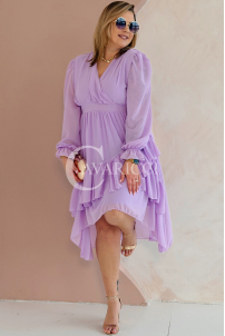 VIOLA Kleid in Flieder – Große Größen | Cavaricci.de