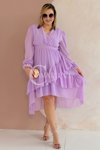 VIOLA Kleid in Flieder – Große Größen | Cavaricci.de