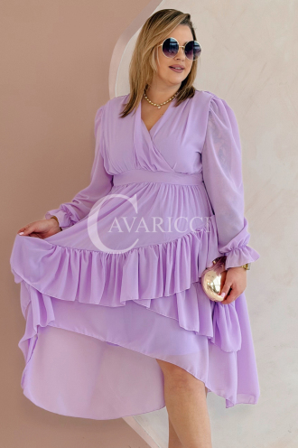 VIOLA Kleid in Flieder – Große Größen | Cavaricci.de