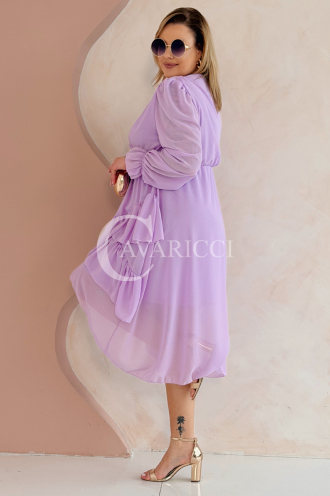 VIOLA Kleid in Flieder – Große Größen | Cavaricci.de
