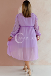 VIOLA Kleid in Flieder – Große Größen | Cavaricci.de