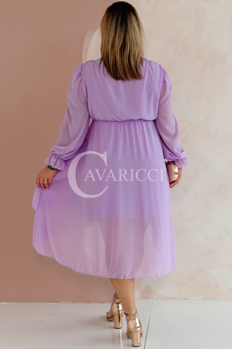 VIOLA Kleid in Flieder – Große Größen | Cavaricci.de