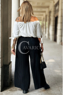 Zelda Damenhose – Locker & Bequem mit Gummibund Schwarz