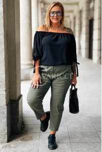 Spodnie ZARAH Khaki – Wygoda i Styl Plus Size