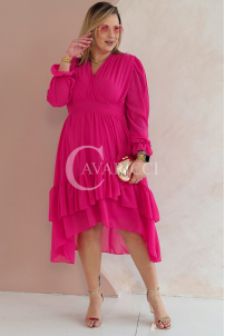 VIOLA Kleid in Fuchsia – Große Größen | Cavaricci.de