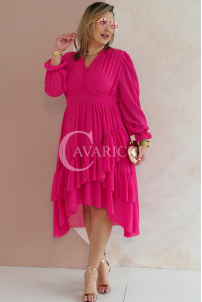 VIOLA Kleid in Fuchsia – Große Größen | Cavaricci.de