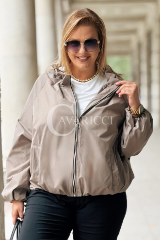 Jacke ELSA – Bomberjacke mit Taschen in Fango