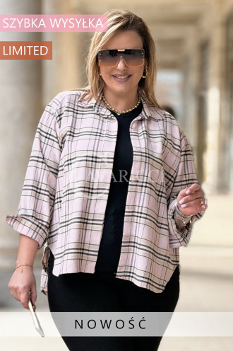 MIRABELLA Bluse in Rosa – Große Größen | Cavaricci.de