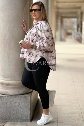 MIRABELLA Bluse in Rosa – Große Größen | Cavaricci.de
