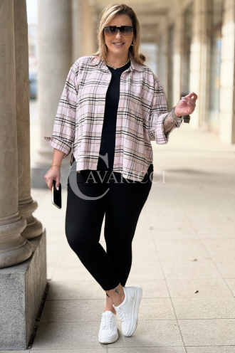 MIRABELLA Bluse in Rosa – Große Größen | Cavaricci.de