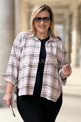 MIRABELLA Bluse in Rosa – Große Größen | Cavaricci.de