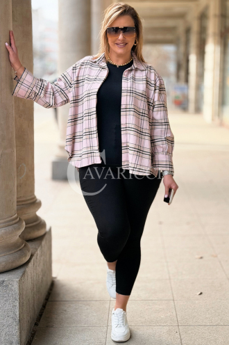 MIRABELLA Bluse in Rosa – Große Größen | Cavaricci.de