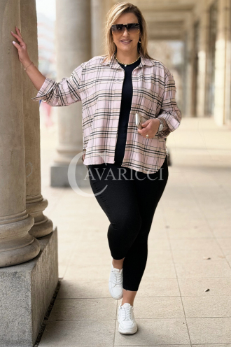 MIRABELLA Bluse in Rosa – Große Größen | Cavaricci.de
