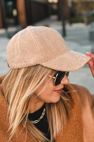 Mütze in Beige – Große Größen | Cavaricci.de