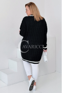 LUVINEVA Pullover in Schwarz – Große Größen | Cavaricci.de