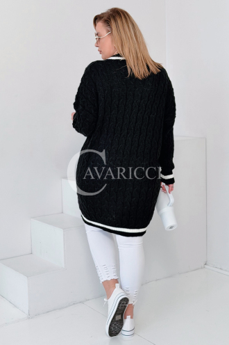 LUVINEVA Pullover in Schwarz – Große Größen | Cavaricci.de