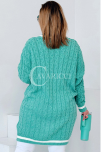 LUVINEVA Pullover in Mintgrün – Große Größen | Cavaricci.de