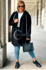 GIJA Fleece-Kapuzenpullover mit Taschen Lockere Passform in Flaschengrün
