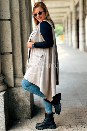 GERDA Zamszowa Kamizelka Fango – Elegancja i Styl