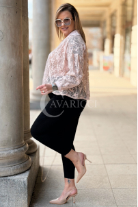 ROSSA Bluse in Rosa – Große Größen | Cavaricci.de
