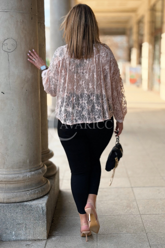 ROSSA Bluse in Rosa – Große Größen | Cavaricci.de