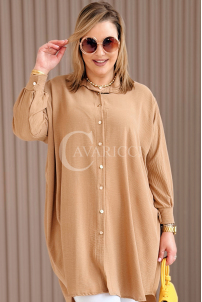 PETALO Kleid in Karamell – Große Größen | Cavaricci.de