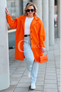 MIUNA Kleid in Orange – Große Größen | Cavaricci.de