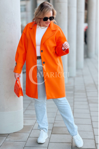 MIUNA Kleid in Orange – Große Größen | Cavaricci.de