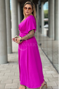 AMANDA Kleid in Fuchsia – Große Größen | Cavaricci.de