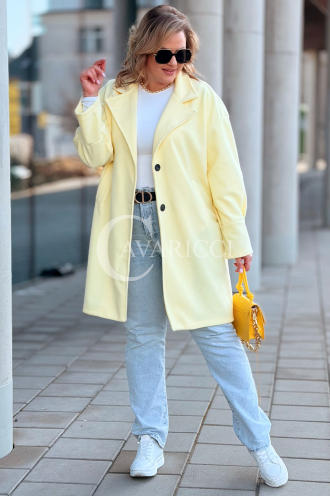 MIUNA Kleid in Gelb – Große Größen | Cavaricci.de