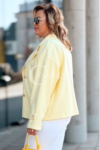 VALERIA Kleid in Gelb – Große Größen | Cavaricci.de