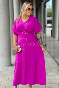 AMANDA Kleid in Fuchsia – Große Größen | Cavaricci.de