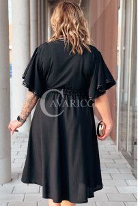 LAVENNA Kleid in Schwarz – Große Größen | Cavaricci.de