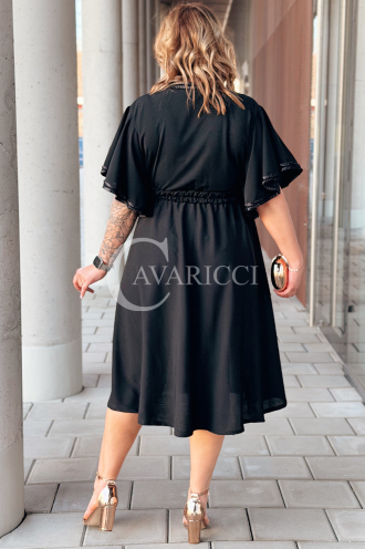 LAVENNA Kleid in Schwarz – Große Größen | Cavaricci.de