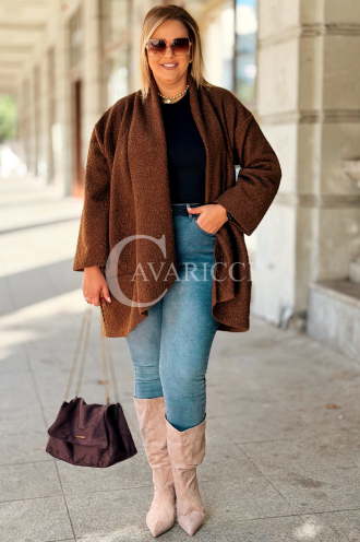 HENRIETTE Boucle-Mantel Damen – Locker & Schick